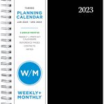 Blue Sky 2023 Weekly and Monthly Planner, January - December, 5" x 8", Flexible Cover, Wirebound, Enterprise (142095)